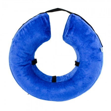 Meidong Inflatable Comfy Cone for Dogs Cats Protective Soft Pet Recovery Collar After Surgery Prevent Dogs from Biting & Scratching